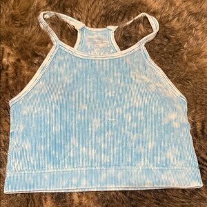 Zenana “Ice Blue” crop tank 🆕 various sizes